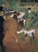 toulouse-lautrec, Le Depart du Qua drille au Moulin Rouge